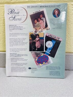 RETIRED 8 1/2 x 11 Creative Memories Polypropylene Portrait Sleeves